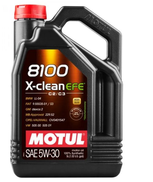 MOTUL 8100 X-Clean EFE 5W30 - 5 литра