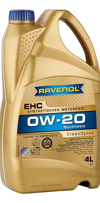 RAVENOL EHC 0W20 - 4 литра