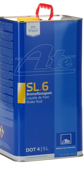 ATE DOT4  - SL 6 - спирачна течност 5л.