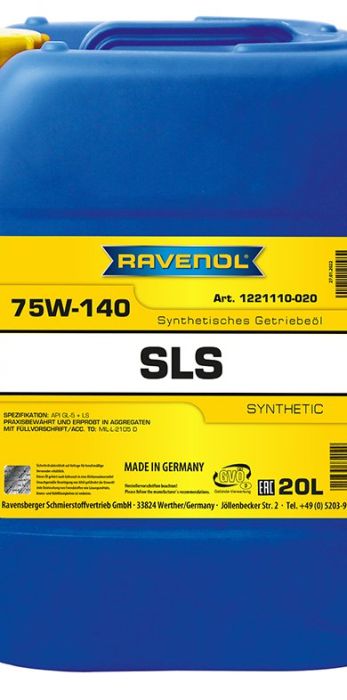 RAVENOL SLS 75W140 - 20L