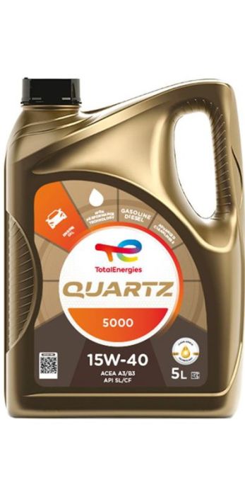 15W40 Total Quarz 5000 - 5 литра