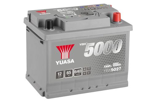 YUASA 65Ah 640A  Silver High Performance SMF  R+