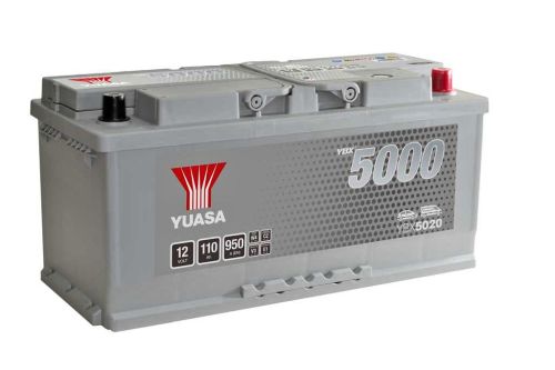 YUASA 110Ah 950A  Silver High Performance SMF  R+