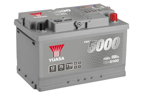 YUASA 75Ah 710A  Silver High Performance SMF  R+