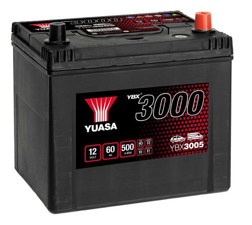 YUASA 60Ah 500A ASIA R+