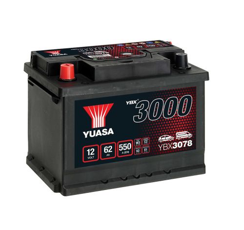 YUASA 62Ah 550A L+