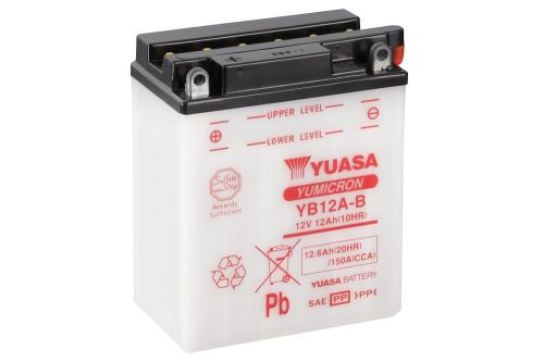 YUASA YB12A-B 12Ah 160A L+ 12V