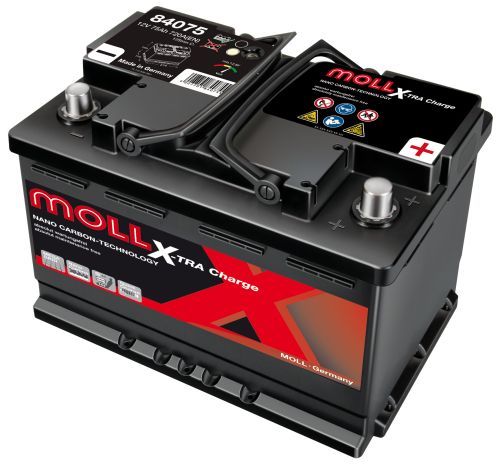 MOLL X-TRA Charge 12V 75Ah 720A