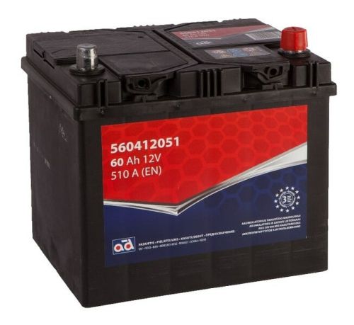 AD 60Ah 510A R+ JAP