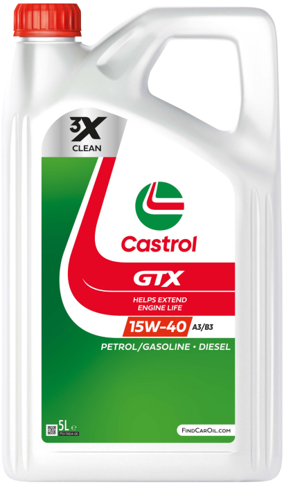 Castrol 15W40 GTX - 5 литра