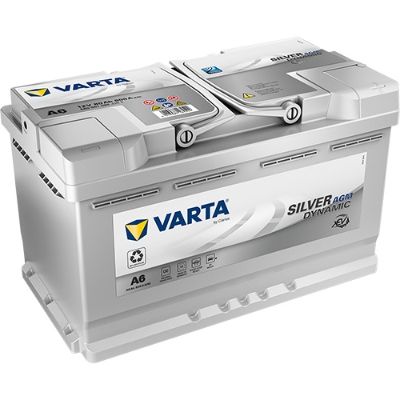 VARTA 80Ah 800A AGM R+ SILVER dynamic A6