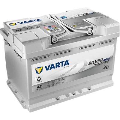 VARTA 70Ah 760A AGM R+ SILVER dynamic A7